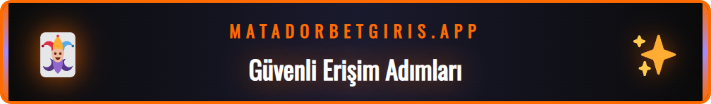 Bir kullanıcının Matadorbet yeni adresine mobil cihazdan erişim adımları.